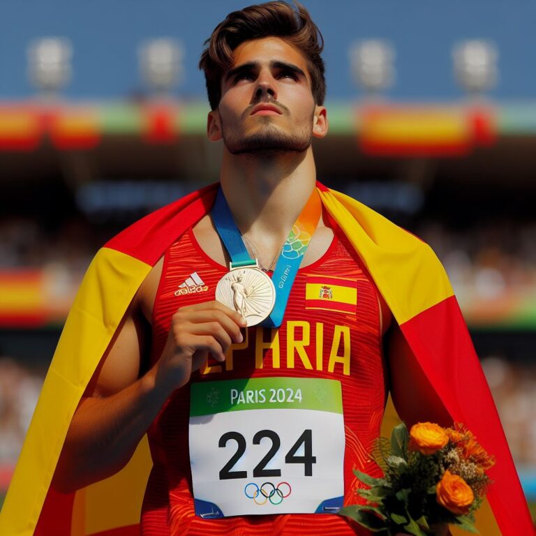 Medalla Atleta Masculino olimpiadas paris