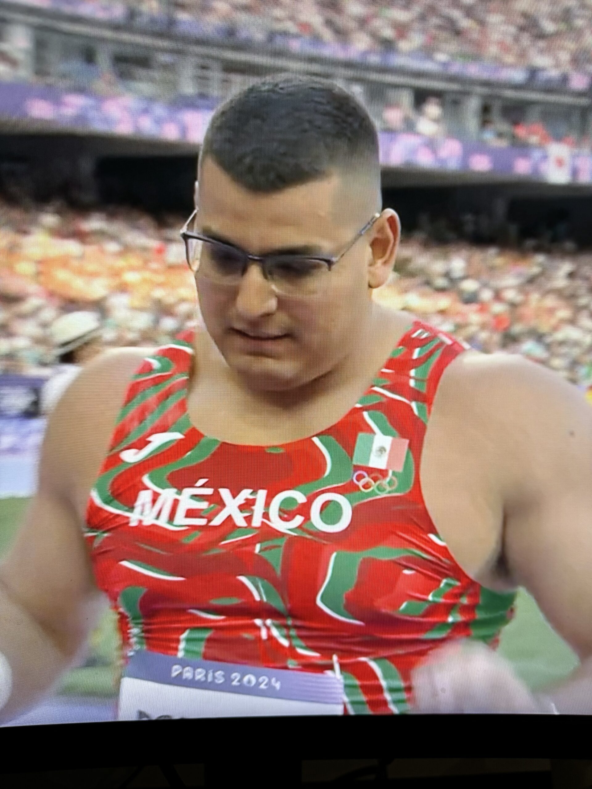 Uziel Muñoz lanzamiento peso Olimpiadas Paris